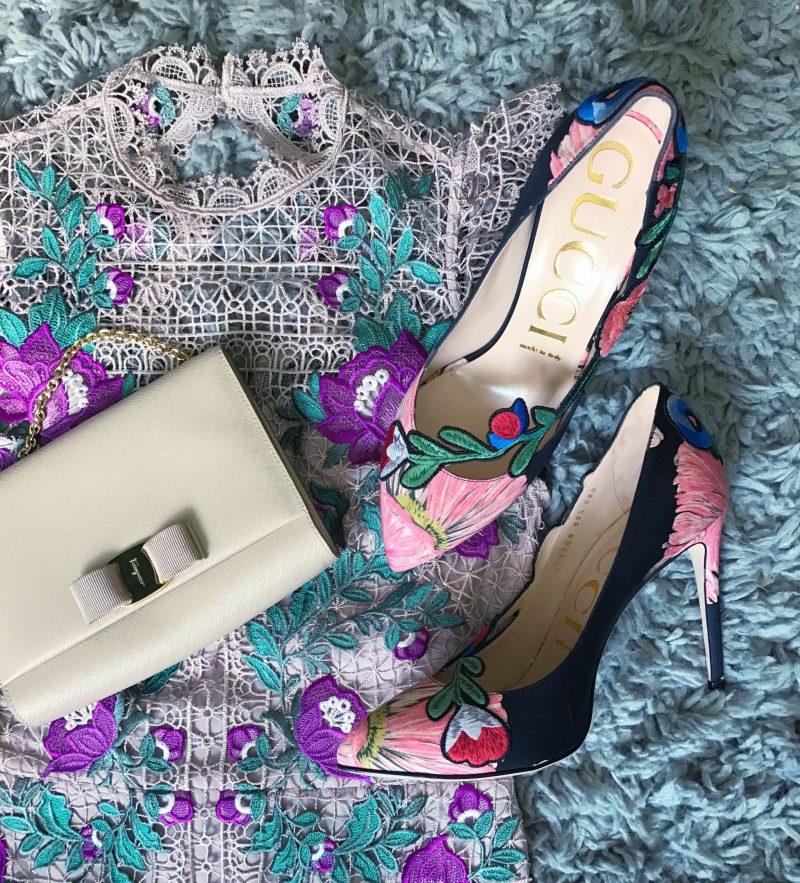 Gucci Sale New Collection Floral Pumps Karen Millen Floral Dress Salvatore Ferragamo Miss Vara