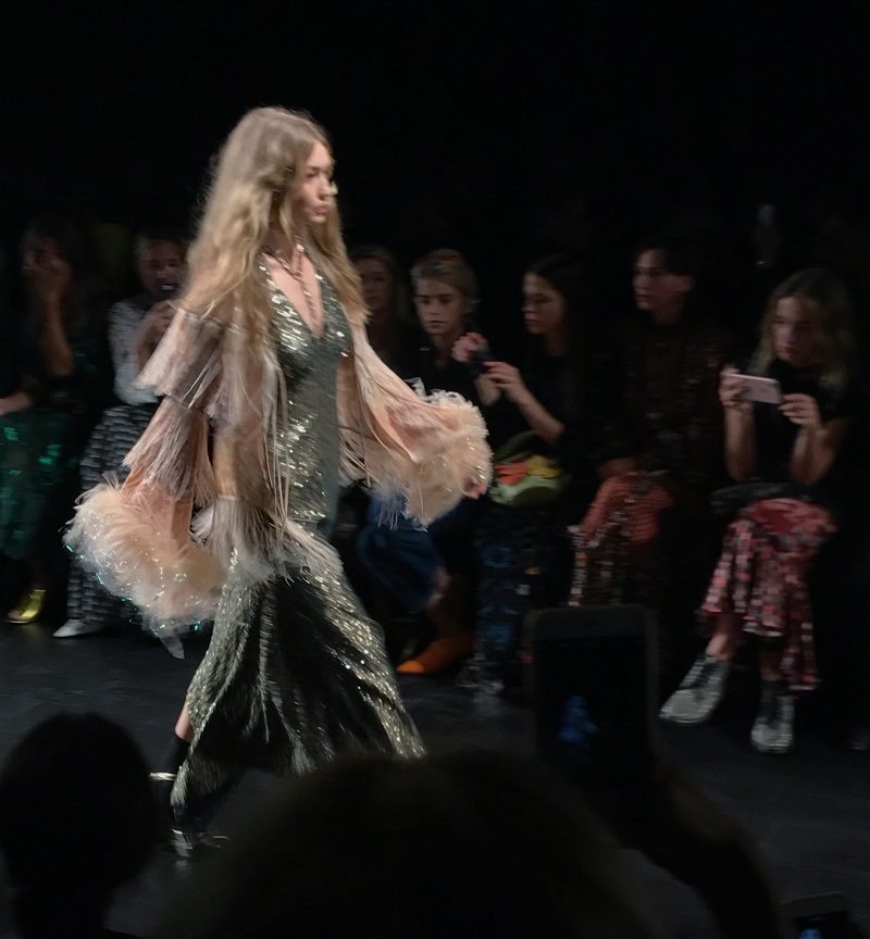 New York Fashion Week Gigi Hadid Anna Sui SS18 Runway
