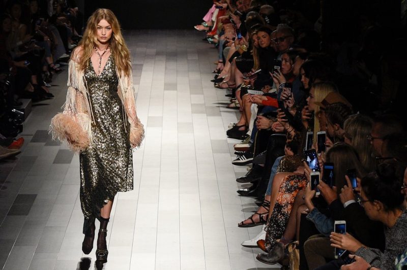 New York Fashion Week Gigi Bella Hadid Anna Sui SS18 NYFW 2017