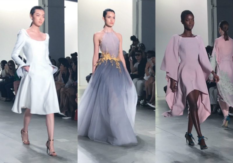 New York Fashion Week NYFW SS18 Lan Yu