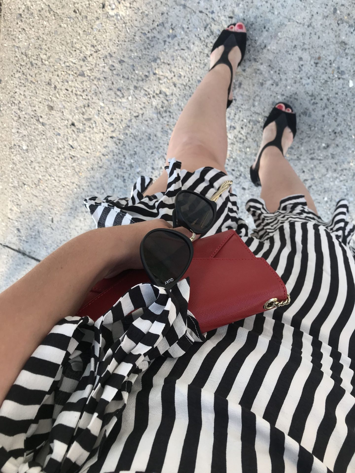 Stripes and Polka Dots Outfit - Day 1 of the EasilyDressed Challenge Part II