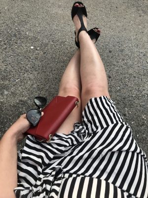 Stripes and Polka Dots Outfit - Day 1 of the EasilyDressed Challenge Part II