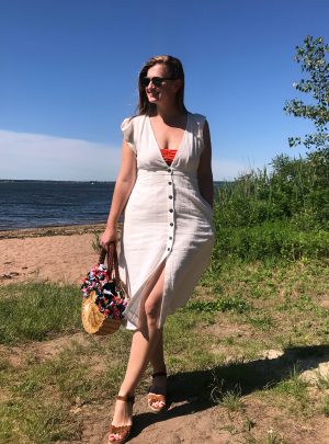 White Summer Dress: Day 4 of The EasilyDressed Style Challenge