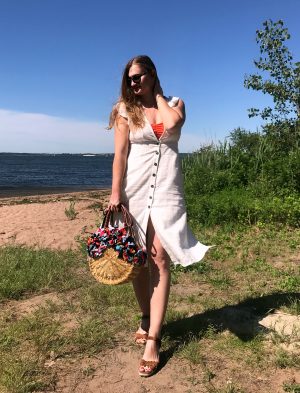White Summer Dress: Day 4 of The EasilyDressed Style Challenge